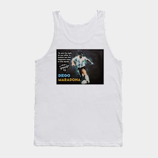 Maradona Qoutes Tank Top